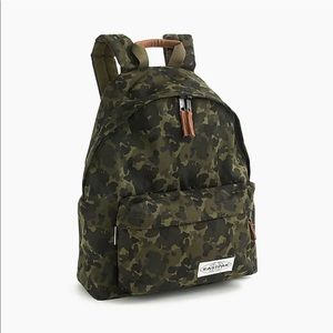 NWOT EASTPAK x J.CREW Padded Pak'r Opgrade Backpack in Camouflage